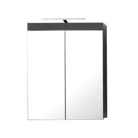trendteam Amanda 60 cm mit Beleuchtung 1100-229-00 grau