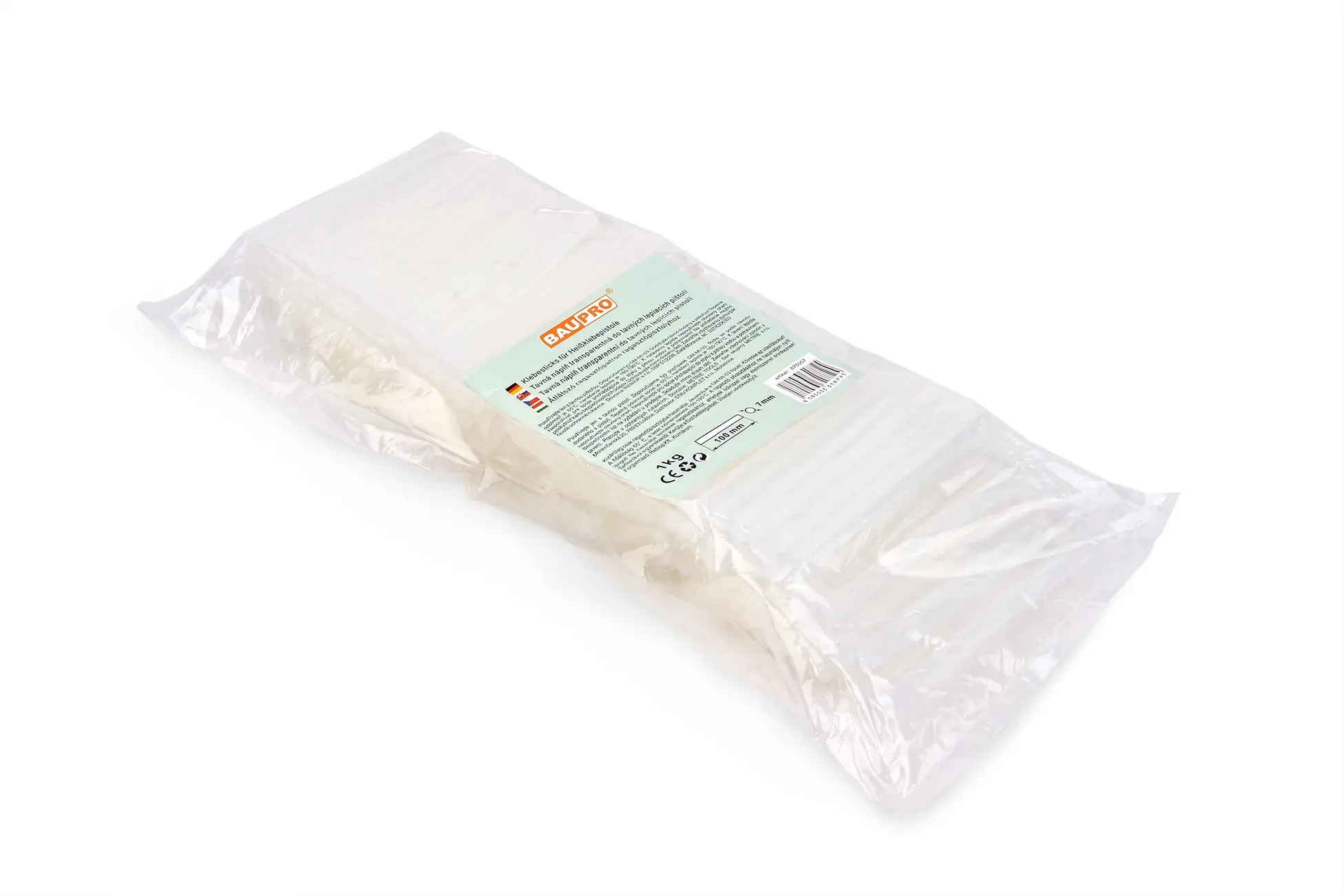7mm Klar | 1kg | Klebesticks Baupro