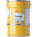 Sika Sikafloor – Epoxidharz Bodenbeschichtung – Sikafloor Garage Kieselgrau – für Innenbereiche wie Garagen, Keller, Hobbyräume – beständig – 6 kg