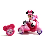 Jada Toys Minnie-Scooter mit Infrarotsteuerung, 16 cm, inkl. Fernbedienung, geeignet ab 3 Jahren, Disney Minni Mouse