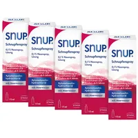 Snup Schnupfenspray 0,1% 15 ml Fünferp. 5X15 ml