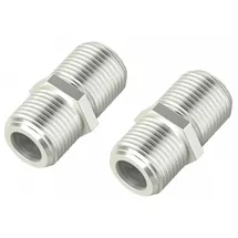 Hama SAT-Adapter, F-Kupplung - F-Kupplung, 2 Stück 00205271