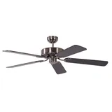 Pepeo Potkuri 132 cm Deckenventilator Silber/Schwarz