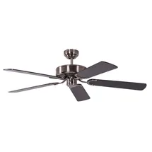 Pepeo Potkuri 132 cm Deckenventilator Silber/Schwarz