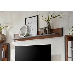 Wandregal HOME AFFAIRE "Detroit", grau (braun, schieferfarben), Regale, Breite ca. 160 cm