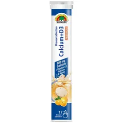 SUNLIFE® Calcium und Vitamin D3 Brausetabletten 102 g