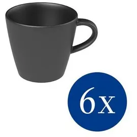 Villeroy & Boch Espressotasse 6 St. 0,1 l Schwarz