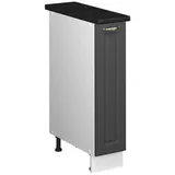 Vicco Apothekerschrank Fame-Line 20 x 82 x 60 cm Anthrazit/Gold