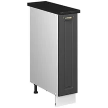 Vicco Apothekerschrank Fame-Line 20 x 82 x 60 cm Anthrazit/Gold