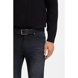 Boss Herrengürtel Leder schwarz 110