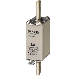 3St. Siemens 3NA3024 NH-Sicherungseinsatz, NH0, In: 80 A, gG,