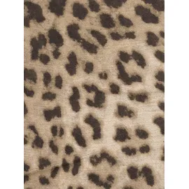 Zwillingsherz Schal ZWILLINGSHERZ "Print Leo", Damen, beige, Web, Obermaterial: 100% Polyester, Modetücher Schal, Leomuster, Fransen an den Enden