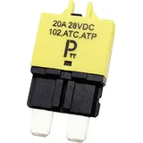 parts PTT Circuit Breaker Standard, type 3, Manual Reset, 20A C001-102-0095 Sicherungsautomat 20 A Gelb 1 St.