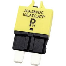 parts PTT Circuit Breaker Standard, type 3, Manual Reset, 20A C001-102-0095 Sicherungsautomat 20 A Gelb 1 St.