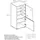 Vladon Standvitrine Granada 50 x 122,5 x 34,5 cm Grau