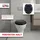 Grafner WC Sitz mit Absenkautomatik Motiv Black Drops