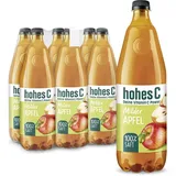 hohes C Milder Apfel (6 x 1l), 100% Saft, Apfelsaft, Vitamin C, ohne Zuckerzusatz laut Gesetz, weniger Säure, vegan
