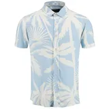 Key Largo Hawaiihemd Herren Hawaii Freizeit Hemd Palms MSH00022 Regular Kurzarm Kentkragen Gemustert S