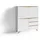 byLIVING Highboard Valentin 120 x 137 x 38 cm Weiß/Braun