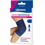 Lifemed Elastische Sportbandage Knie 1 St blau XL