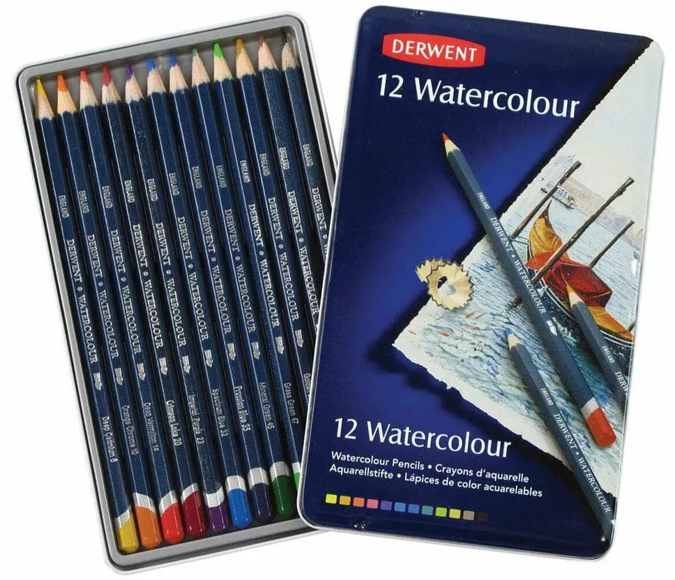 Aquarellstifte DERWENT Bunt