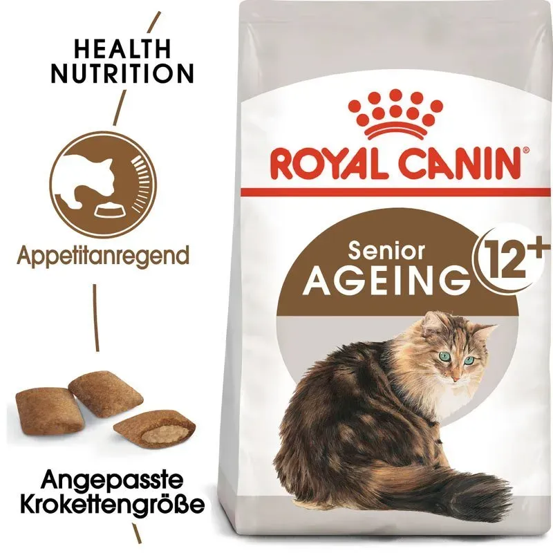 ROYAL CANIN AGEING 12+ Trockenfutter für ältere Katzen 4 kg