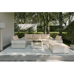 OUTFLEXX Gartenlounge, pflegeleicht, witterungsbeständig, inklusive Kissen