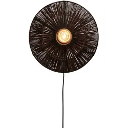 GOOD & MOJO Wandleuchte "IGUAZU", schwarz, Ø 40,00cm, Lampen, Nachhaltig