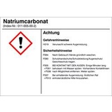 SafetyMarking 21.B1200.14 Gefahrstoffetikett G014 Natriumcarbonat Folie selbstklebend (B x H) 105mm