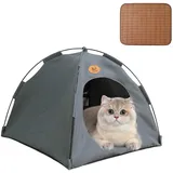 Katzen Kühlzelt,kühlzelt Katze,Katzenzelte Für Draußen, Atmungsaktiv,Waschbar,Tragbares Haustierzelt & Ideal Als Rückzugsort Bei,Draußen,Katze Und Hund Zelt,und Andere Kleintiere-A||XL