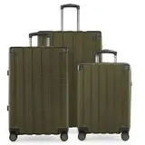Q-Damm - 3er Koffer Set Hartschale Avocado matt, TSA