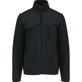 Kariban Fleecejacke Schwarz 4XL