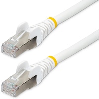 Startech StarTech.com 7 m CAT6a Kabel - LSZH-Raucharm, Halogenfrei - 10 Gigabit RJ45 LAN Kabel - SFTP Patchkabel - Weiß - CAT6a Verlegekabel - Abgeschirmtes Netzwerkkabel/Ethernet Kabel