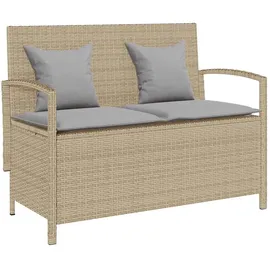 vidaXL Gartenbank 112 x 56 x 87 cm Beige