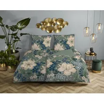 DESCANSO Alessia Blume Grau 135 x 200 cm + 2 x 80 x 80 cm