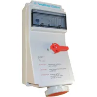 Walther Werke Walther Wandsteckdose wasserdicht AL139407SJ