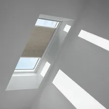 VELUX Wabenplissee Cremegrau 1171, MK12 1171KWL (Farbe: - 1171KWL, Farbe Schiene:
