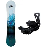 F2 Set Herren Snowboard TNT 155cm mit Bindung Sonic Pro M 155 CM