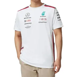 Mercedes-Benz AMG Petronas F1 2023 Team-Shirt Herren T-Shirt Motorsport Kurzarm 701223428 002 Weiß - L