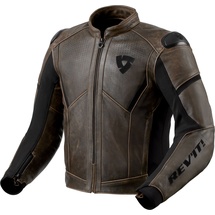 RevIt! Revit Parallax Lederkombijacke braun, 48