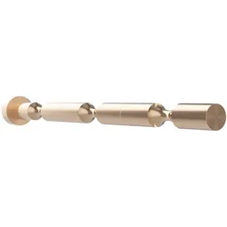 VintageView Vino Pins Flaschenhalter für 3 Flaschen gold mit Halterung