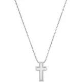 s.Oliver Kette mit Anhänger Kreuz Edelstahl