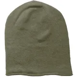 Mississhop 381 Feinstrick Kaschmir-Gemisch Beanie Mütze Slouch/XXL Schal/Handschuhe Khaki Einheitsgroesse Muetze