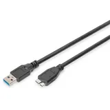 Digitus USB-A auf Micro-USB 1,0 m Schwarz