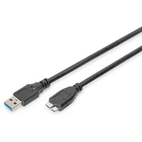 Digitus USB-A auf Micro-USB 1,0 m Schwarz