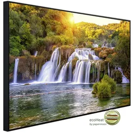 Papermoon Infrarotheizung Wasserfall Skradinski Buk Kroatien (120 x 75 cm, 1.000 W)