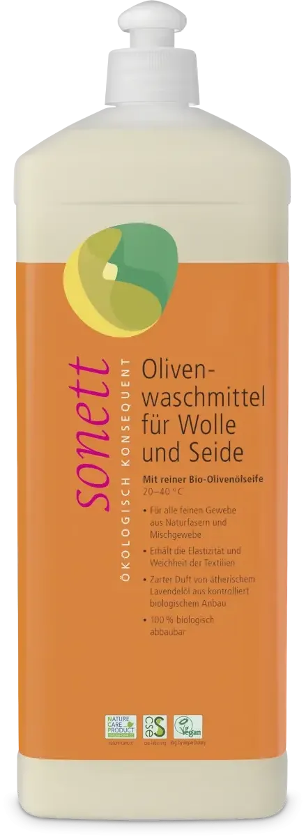 Preisvergleich Produktbild Sonett Olivenwaschmittel f. Wolle u. Seide 1 Liter