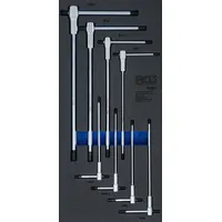 BGS 6081 Satz Schraubendreher T-Gleitgriff Innensechskant 2-10mm Werkstattwageneinlage 1/3: