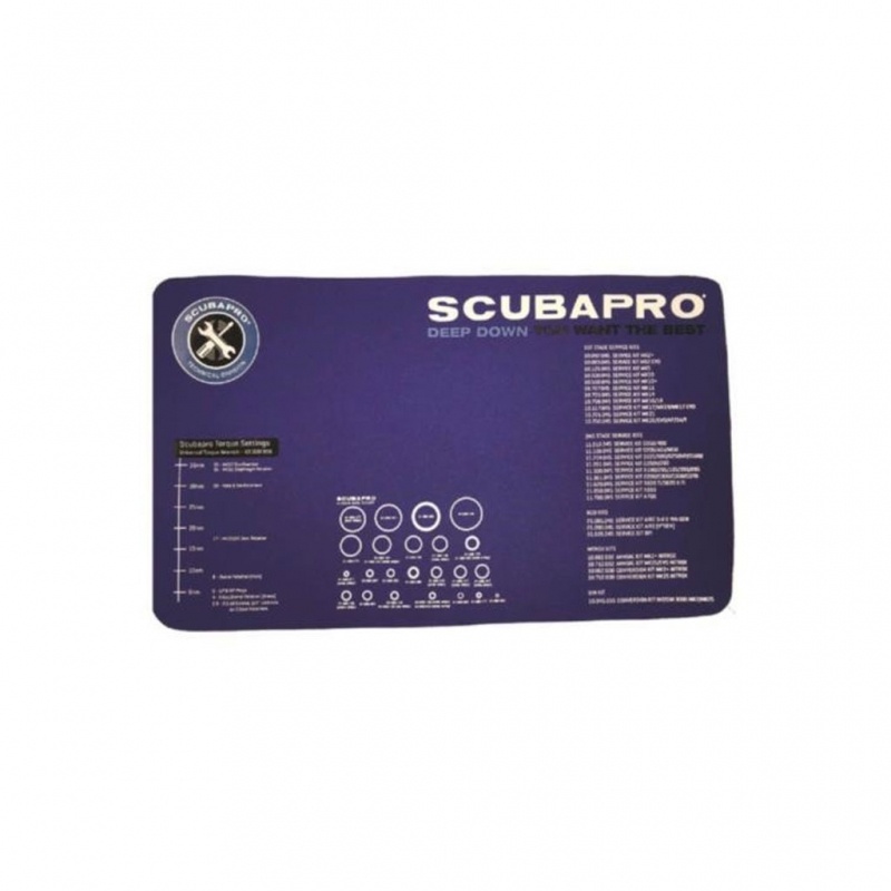 Scubapro Arbeitsmatte inkl. O-Ring Tabelle