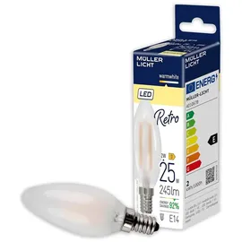 Müller-Licht LED Kerzenlampe 401067 2,5 W E14 warmweiß 1 St.